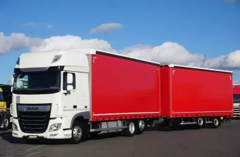 DAF XF / 480 / ACC / EURO 6 / ZESTAW PRZEJAZDOWY 120 M3