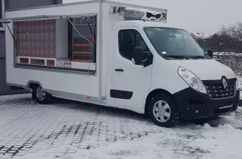 Renault Master SKLEP FOODTRUCK KONTENER NISKOPODŁOGOWY BAR KLIMA AGREGAT