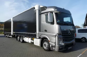 Mercedes ACTROS 2545 MP4 / EURO 6 / ZESTAW TANDEM 7.70+7.70 /