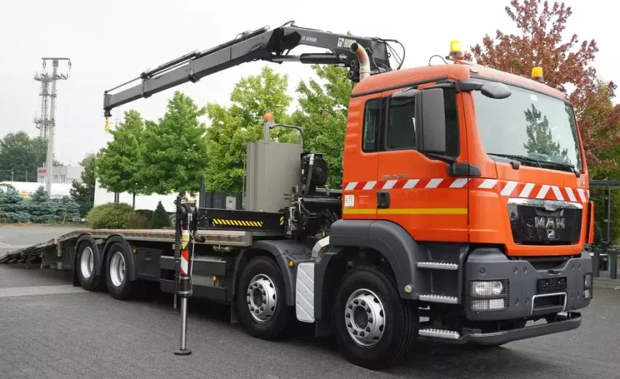 MAN TGS 35.360EEV 8×2 / HDS HIAB XS 166 HIDUO PILOT / Laweta zdjęcie 6