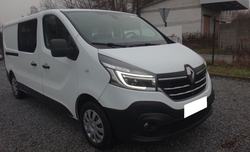Renault LIFT TRAFIC L2H1 LONG brygadówka doka dubel kabina 6-osób klima kamera cofania navi 2020rok zdjęcie 