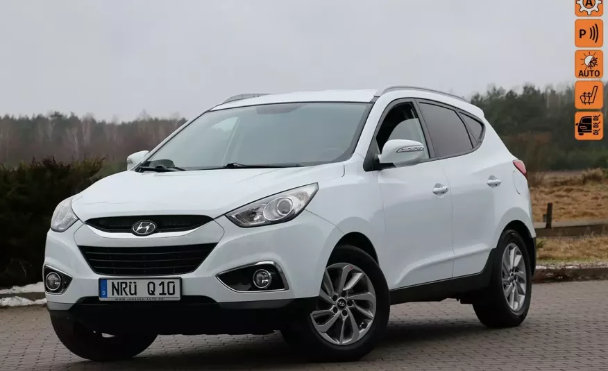 Hyundai ix35 163KM GAZ 4xPodgrzewane Fotele Pół Skóry Tempomat Pdc Niemcy zdjęcie 
