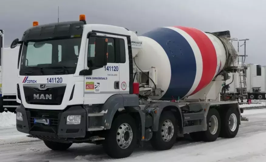 MAN TGS 32.420 /TGS 32.420 / BETONOMIESZARKA / IMER - 9 M3 / GRUSZKA / BETONIARKA / EURO 6 zdjęcie 