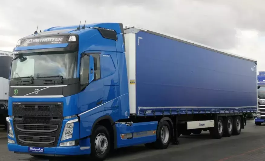 Volvo FH 500 / I-PARK COOL + KRONE / FIRANKA / DACH PODNOSZONY / OŚ PODNOSZONA / zdjęcie 