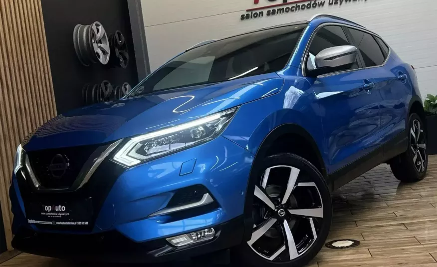Nissan Qashqai II LIFT tekna SKÓRA kamera 360 bezwypadkowy 100 000 km film zdjęcie 