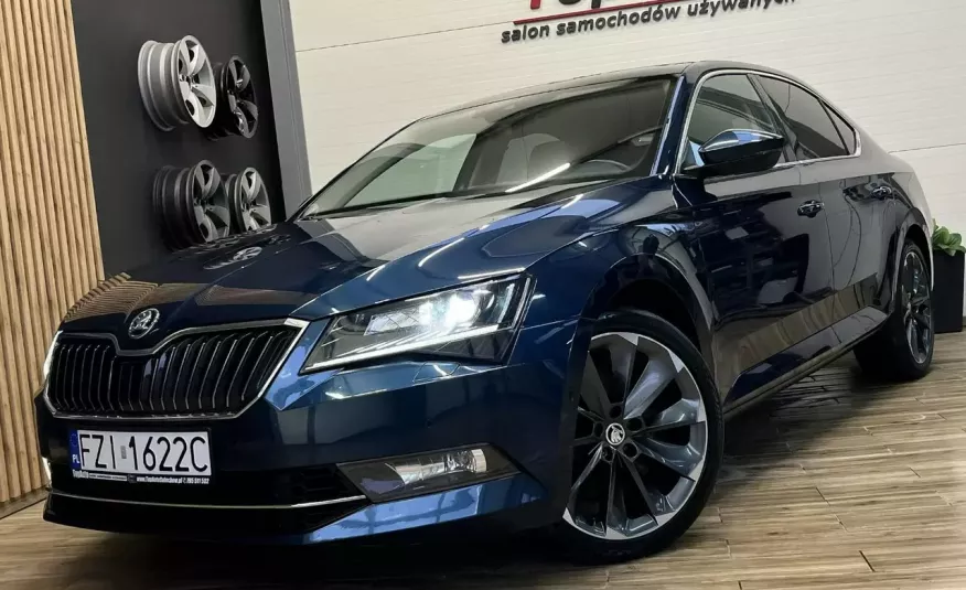 Skoda Superb 280 KM 4X4 dsg BEZWYPADKOWA gwarancja perfekcyjna FILM zdjęcie 