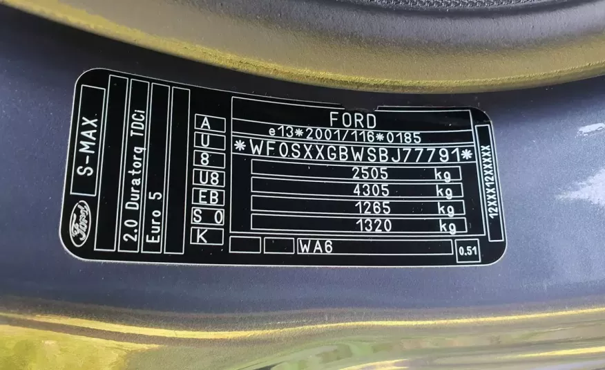 Ford S-Max 2.0 TDCi 140KM # Automat # Convers+ # Serwisowany # Mega Zadbany ! zdjęcie 16