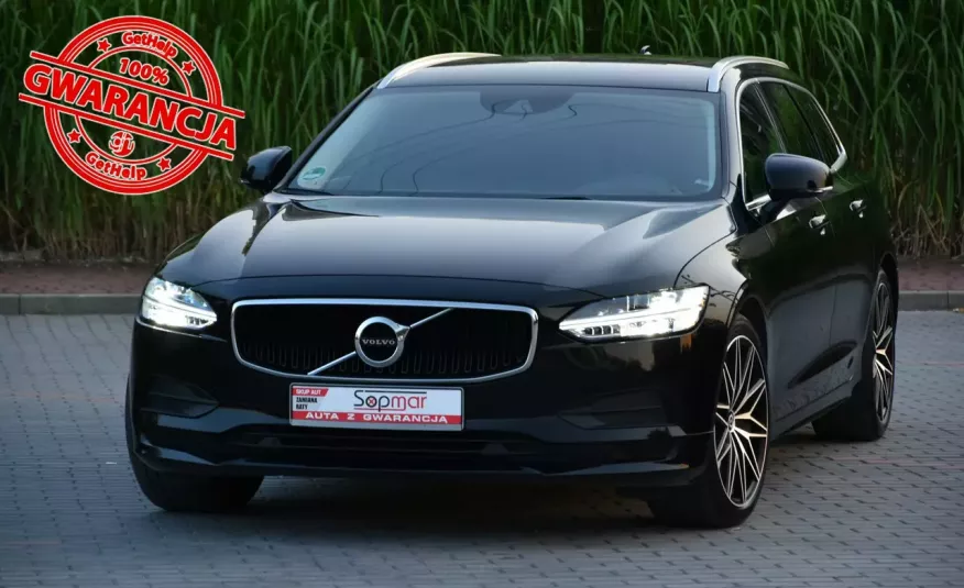 Volvo V90 AWD 2.0D4 190KM Automat 2018r. F-VAT Kamera Full LED Blis zdjęcie 