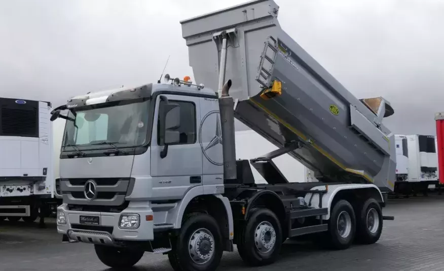 Mercedes ACTROS 4146 / 8 X 6 / WYWROTKA TYLNO-ZSYPOWA / HYDROKLAPA / zdjęcie 