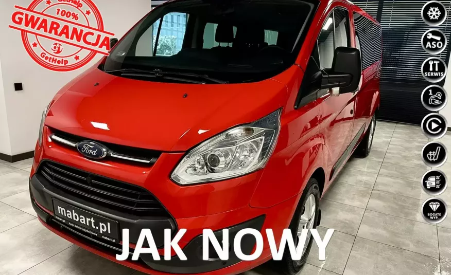 Ford Transit Custom 2.0 CDTi 170HP L2H1 LONG 9-Osobowy Tempomat 4 stref Jeden Wł SALON PL zdjęcie 