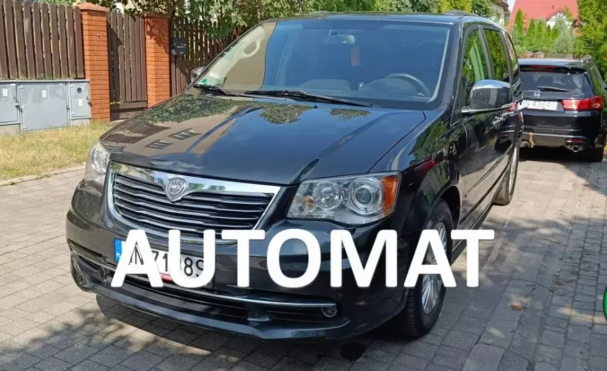 Lancia Voyager 2.8 JTDM Gold.163 KM, automat, skóra, DVD, nawigacja, kamera.7 miejsc zdjęcie 