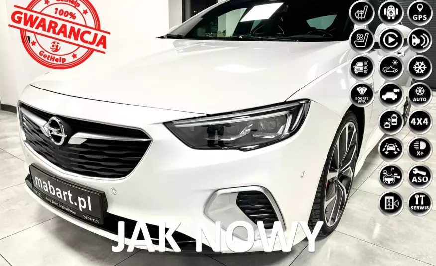 Opel Insignia 2.0 CDTi GSi 210KM 4x4 Vadery AGR HeadUp ILS Virtual alu 20 oryginał zdjęcie 