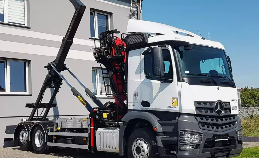 Mercedes AROCS HAKOWIEC ŻURAW HDS 6x2 CHWYTAK OBROTOWY zdjęcie 