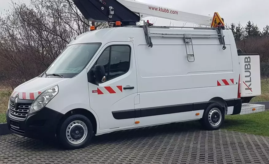 Renault Master L2H2 ZWYŻKA UDT PODNOŚNIK KOSZOWY KLUBB K32 DMC 3500 KG BLASZAK FURGON zdjęcie 