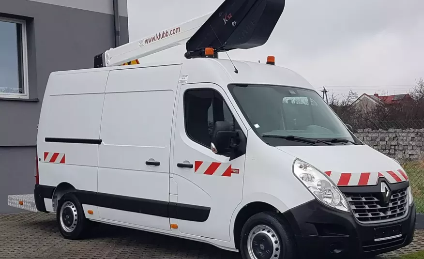 Renault Master L2H2 ZWYŻKA UDT PODNOŚNIK KOSZOWY KLUBB K32 DMC 3500 KG BLASZAK FURGON zdjęcie 
