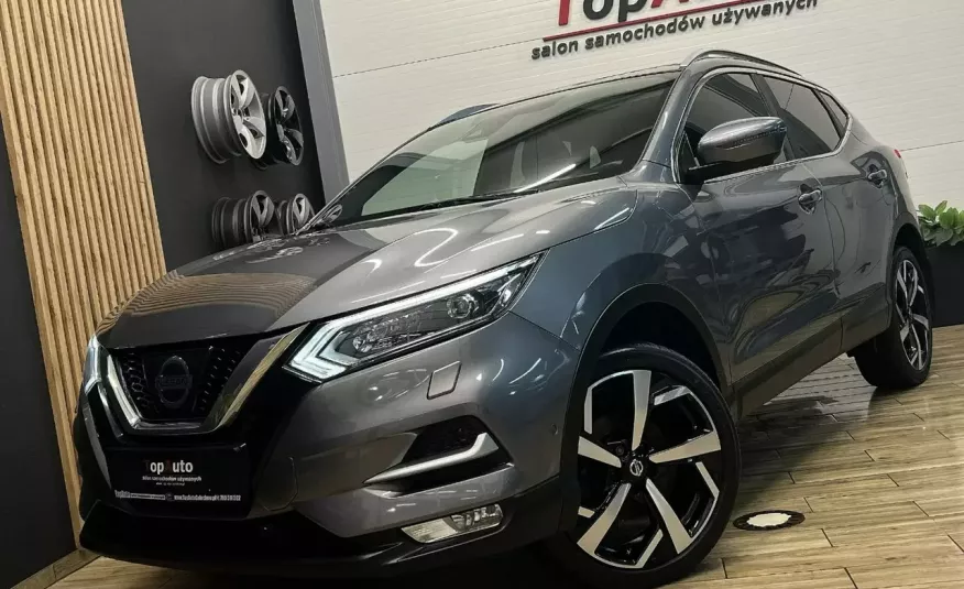 Nissan Qashqai II LIFT tekna SKÓRA kamera 360 bezwypadkowy PERFEKCYJNY film zdjęcie 