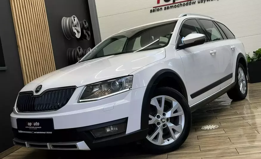 Skoda Octavia scout 2.0 TDI DSG 4x4 perfekcyjna NOWA DWUMASA gwaracnja zdjęcie 