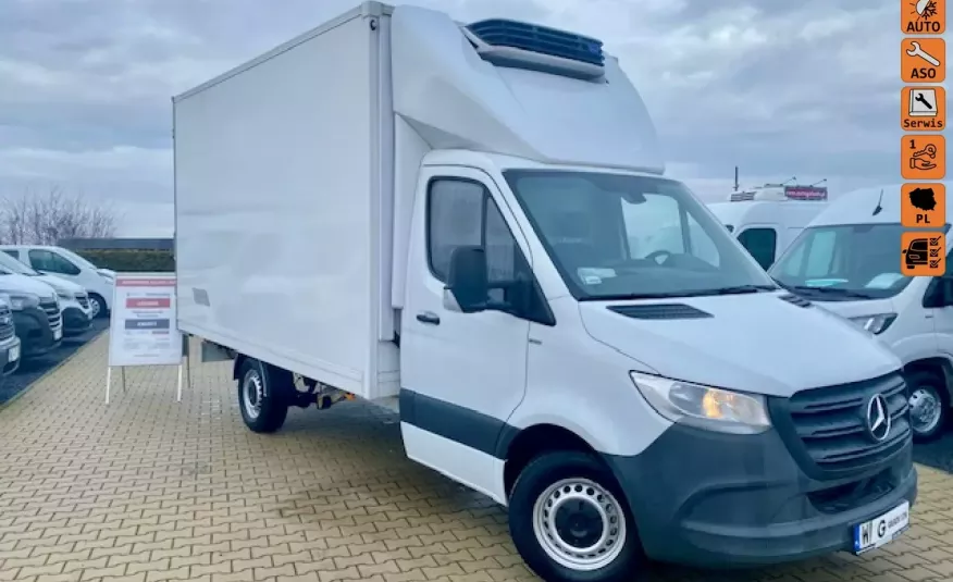 Mercedes Sprinter SALON PL / 314 143KM / CHŁODNIA MAXI + CARRIER / 8 EP / GWARANCJA zdjęcie 
