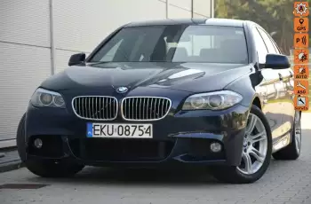 BMW 520 Zarejestrowana 520D Lift M-Pakiet 6WB Serwis Skóra Navi Start/Stop