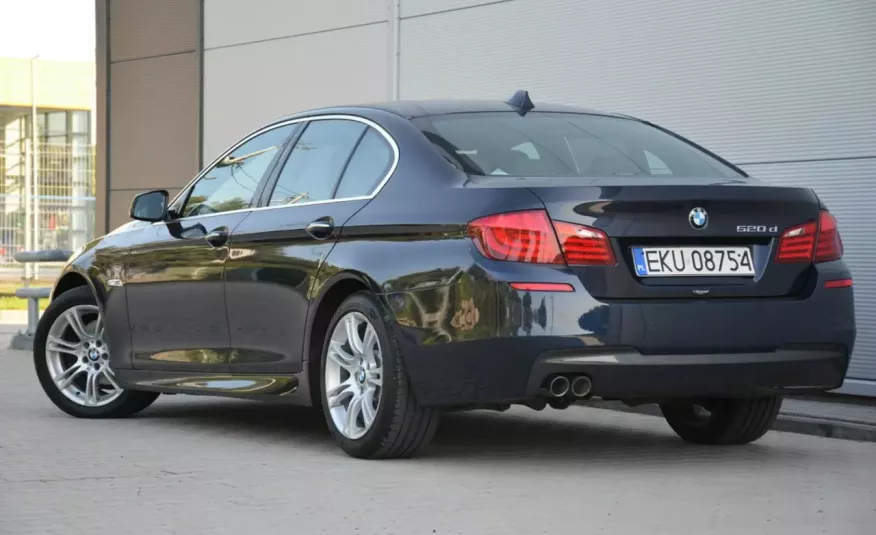 BMW 520 Zarejestrowana 520D Lift M-Pakiet 6WB Serwis Skóra Navi Start/Stop zdjęcie 5
