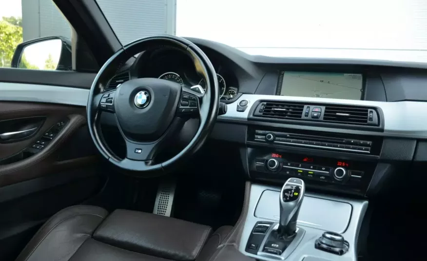 BMW 520 Zarejestrowana 520D Lift M-Pakiet 6WB Serwis Skóra Navi Start/Stop zdjęcie 16