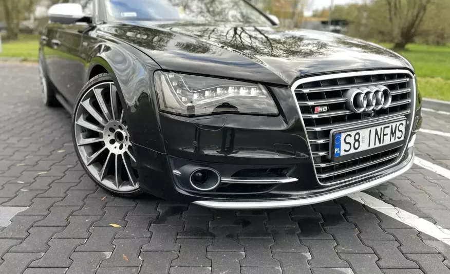 Audi S8 Salon Polska Stan BDB Ful Opcja NIGHT Vision Dociągi itp zdjęcie 15