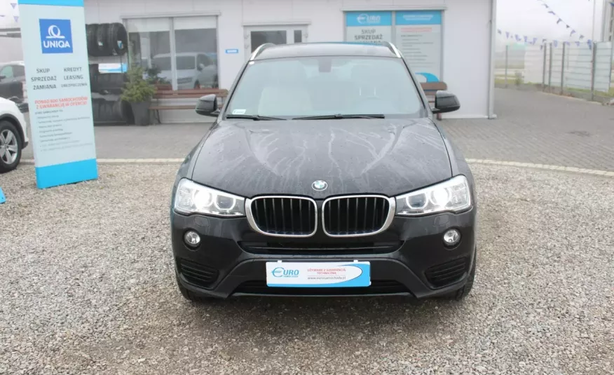 BMW X3 F-Vat, Gwarancja, Salon Polska, s-Drive, ALU, jasna-Skóra, Automat zdjęcie 1