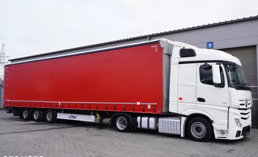Mercedes Actros MP4 1851 Low Deck / Fliegl Coilmulda mega zdjęcie 