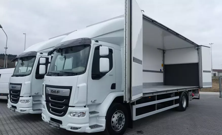 DAF LF 18.290 / KONTENER + WINDA / OTWIERANY BOK / EURO 6 / zdjęcie 