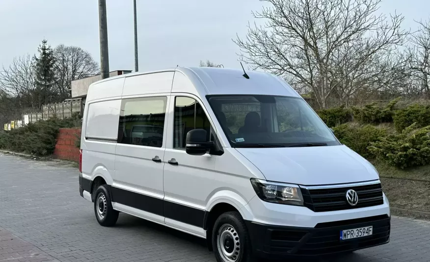 Volkswagen Crafter 2.0 TDi 140KM / 6 osobowy BRYGADÓWKA / Salon PL I-właściciel zdjęcie 