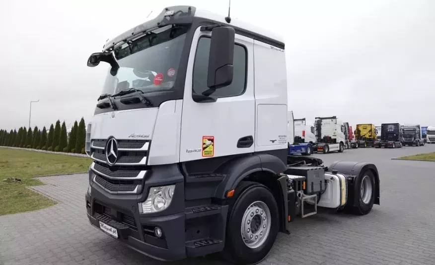 Mercedes ACTROS 1843 / RETARDER / HYDRAULIKA / NISKA KABINA / 2017 ROK zdjęcie 