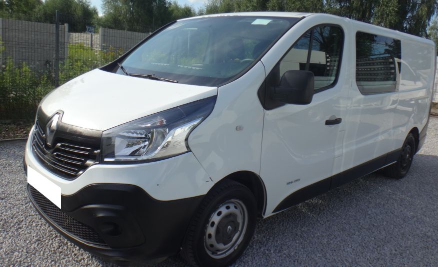 Renault TRAFIC L2H1 LONG brygadówka 2017 doka dubel 6-osób półki regały zdjęcie 