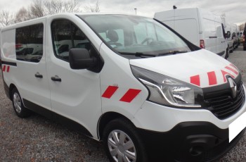 Renault TRAFIC brygadówka doka dubel kabina 6-osób 2018rok ŁADNY kamera cofania navi full opcja