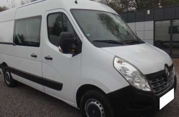 Renault LIFT MASTER brygadówka doka dubel kabina 7-os składana ławka 114tys km 2018rok 114tys km