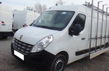 Renault MASTER L3H2 MAX 2014 idealny stan klima tempomat 125KM bagażnik z drabinką + stelaż do przewozu okien szyb