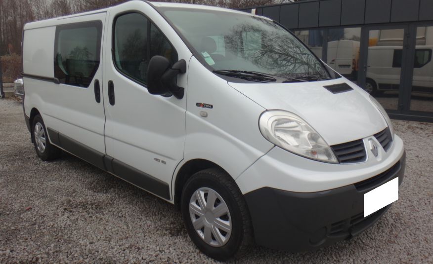 Renault LIFT TRAFIC L2H1 LONG 2014 klima pdc brygadówka doka dubel kabina 6-osób zdjęcie 