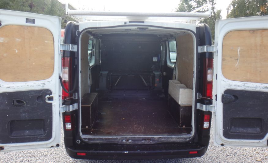 Renault TRAFIC L2H1 LONG brygadówka doka dubel kabina 6-osób bagażnik z drabinką 2017 zdjęcie 7