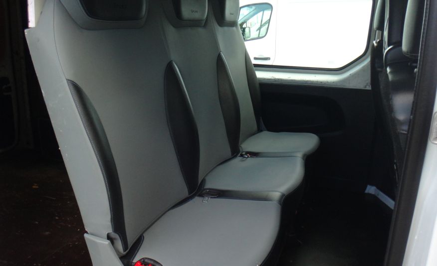 Renault TRAFIC L2H1 LONG brygadówka doka dubel kabina 6-osób bagażnik z drabinką 2017 zdjęcie 11