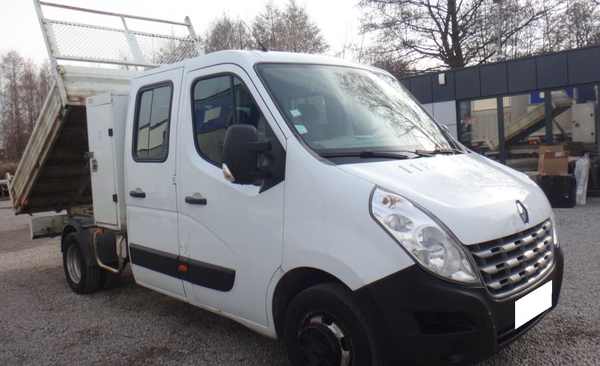 Renault MASTER wywrotka brygadówka doka dubel kabina 7-osób bliźniacze koła 2012 zdjęcie 