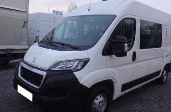 Peugeot LIFT BOXER brygadówka doka dubel kabina 7-osób 2018rok klima kamera cofania 120tys km