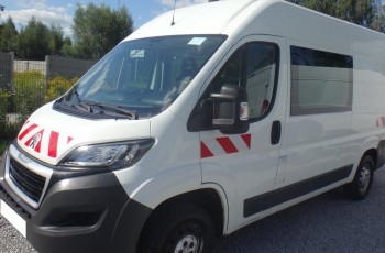 Peugeot LIFY BOXER brygadówka doka dubel kabina 7-osób 2017rok ładny klima pdc telefon