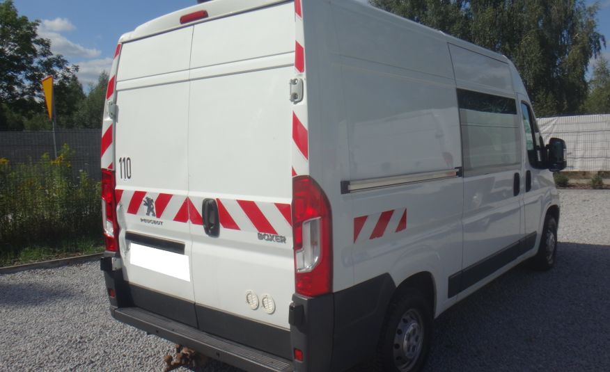 Peugeot LIFY BOXER brygadówka doka dubel kabina 7-osób 2017rok ładny klima pdc telefon zdjęcie 3