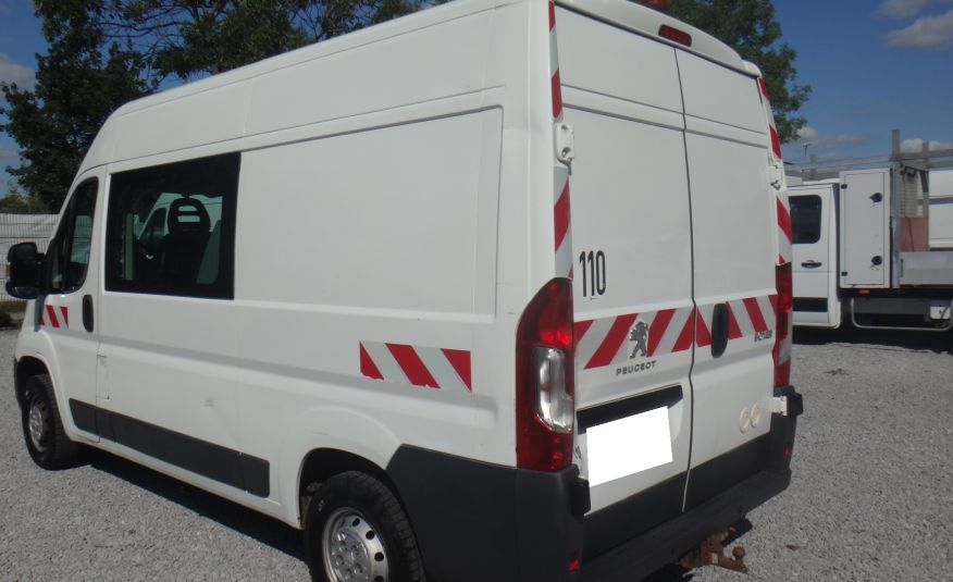 Peugeot LIFY BOXER brygadówka doka dubel kabina 7-osób 2017rok ładny klima pdc telefon zdjęcie 4