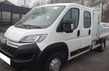 Citroen JUMPER doka skrzynia skrzyniowy 7-os 2019 klima tempomat 97tys km brygadówka doka dubel kabina