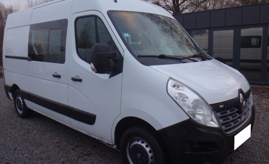 Renault LIFT MASTER brygadówka składana ławka doka dubel kabina 7-osób klima 2016 pdc zdjęcie 