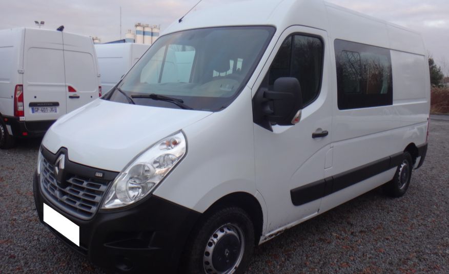 Renault LIFT MASTER brygadówka składana ławka doka dubel kabina 7-osób klima 2016 pdc zdjęcie 2