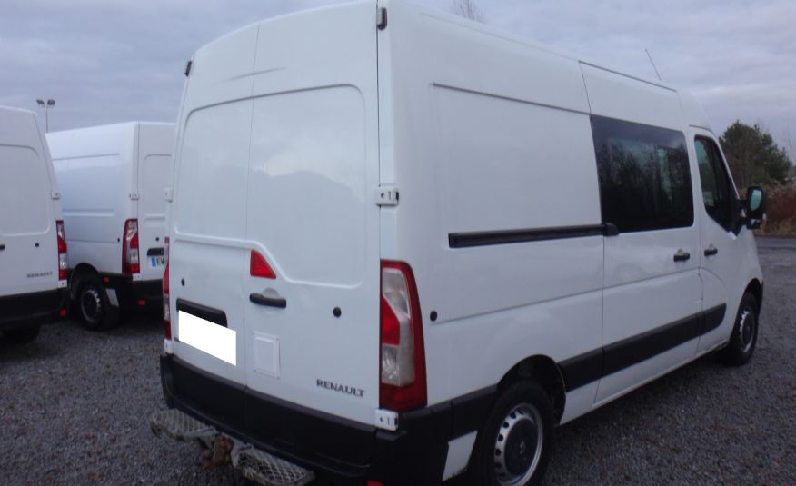 Renault LIFT MASTER brygadówka składana ławka doka dubel kabina 7-osób klima 2016 pdc zdjęcie 5
