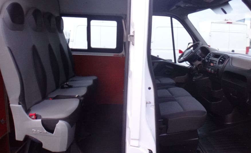 Renault LIFT MASTER brygadówka składana ławka doka dubel kabina 7-osób klima 2016 pdc zdjęcie 6