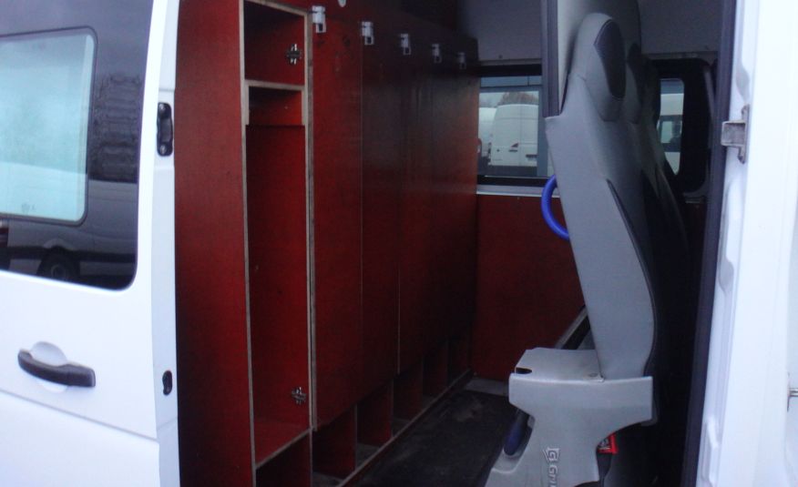 Renault LIFT MASTER brygadówka składana ławka doka dubel kabina 7-osób klima 2016 pdc zdjęcie 9