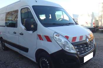 Renault LIFT MASTER brygadówka doka dubel kabina 7-osób 162tys km 2018rok klima kamera półki